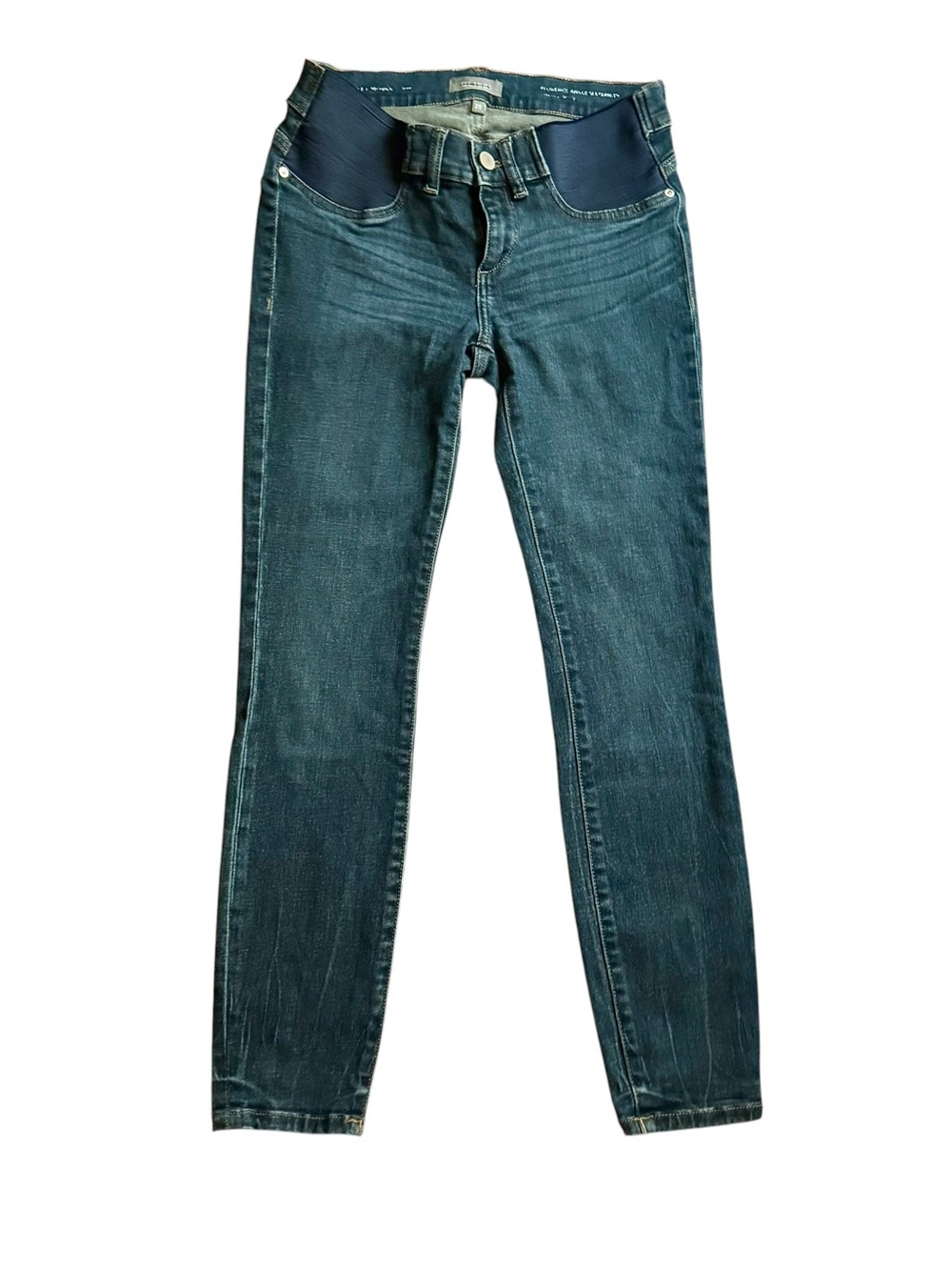 DL1961 Florence Ankle Maternity Skinny Jeans Willoughby Size 25